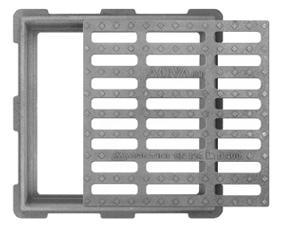 CADITOIA GHISA 75X30 C250 C/TELAIO