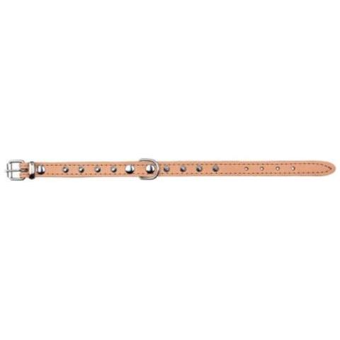 COLLARE CUOIO BASIC NATURALE CM.52