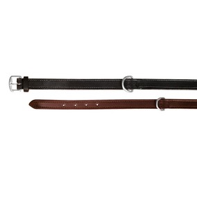 COLLARE CUOIO COGNAC CM.39-46 MM.22