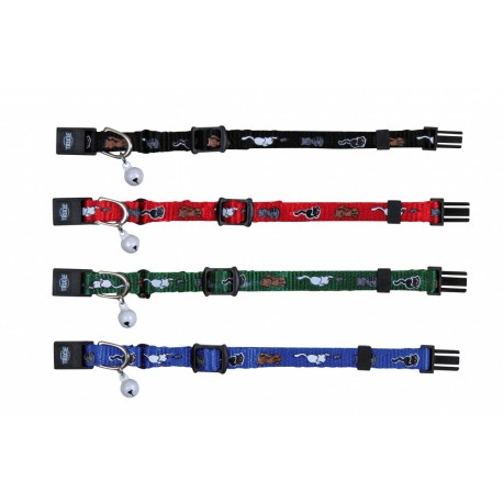 COLLARE PER GATTO NYLON CON CAMPANELLA