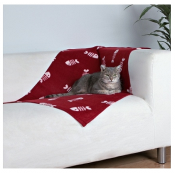 COPERTA BEANY BORDEAUX 100X70 CM.
