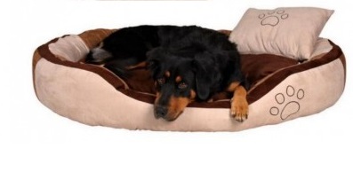 CUCCIA BONZO MARRONE/BEIGE 80X65CM.