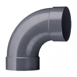 CURVA APERTA PVC GRIGIO MM.75