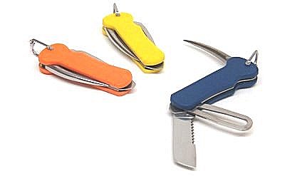 COLTELLO BARCA M/PLASTICA CON LAMA+2 INSERTI