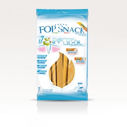 FOP SNACKS DOG MANZO STRISCE GR.120