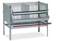 GABBIA GALLINE OVAIOLE 6/8 POSTI CM.100