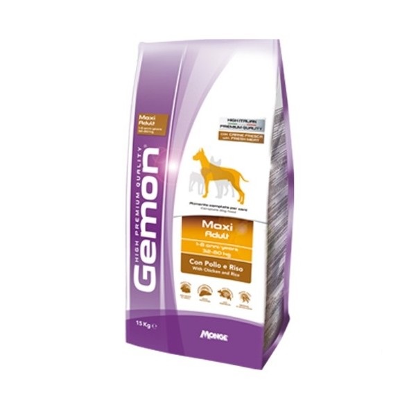 GEMON ADULT MAXI POLLO-RISO KG.15