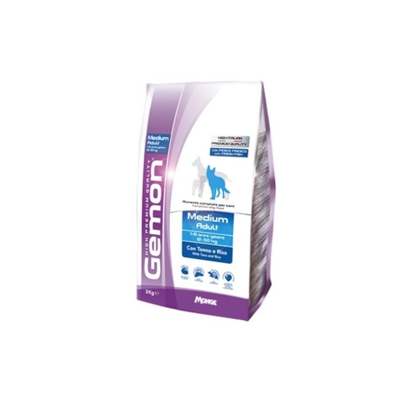 GEMON ADULT MEDIUM TONNO KG.15