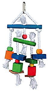 GIOCO PER PAPPAGALLO CON CORDA CM.24
