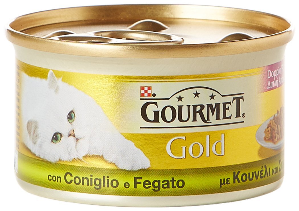 GOURMET GOLD DUO CONIGLIO-FEGATO GR.85