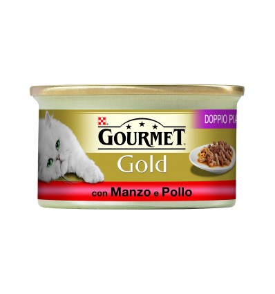 GOURMET GOLD MANZO-POLLO GR.85