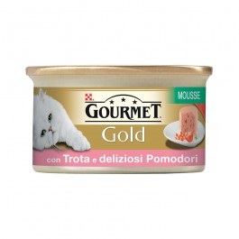 GOURMET GOLD MOUSSE TROTA-POMODORINI GR.85