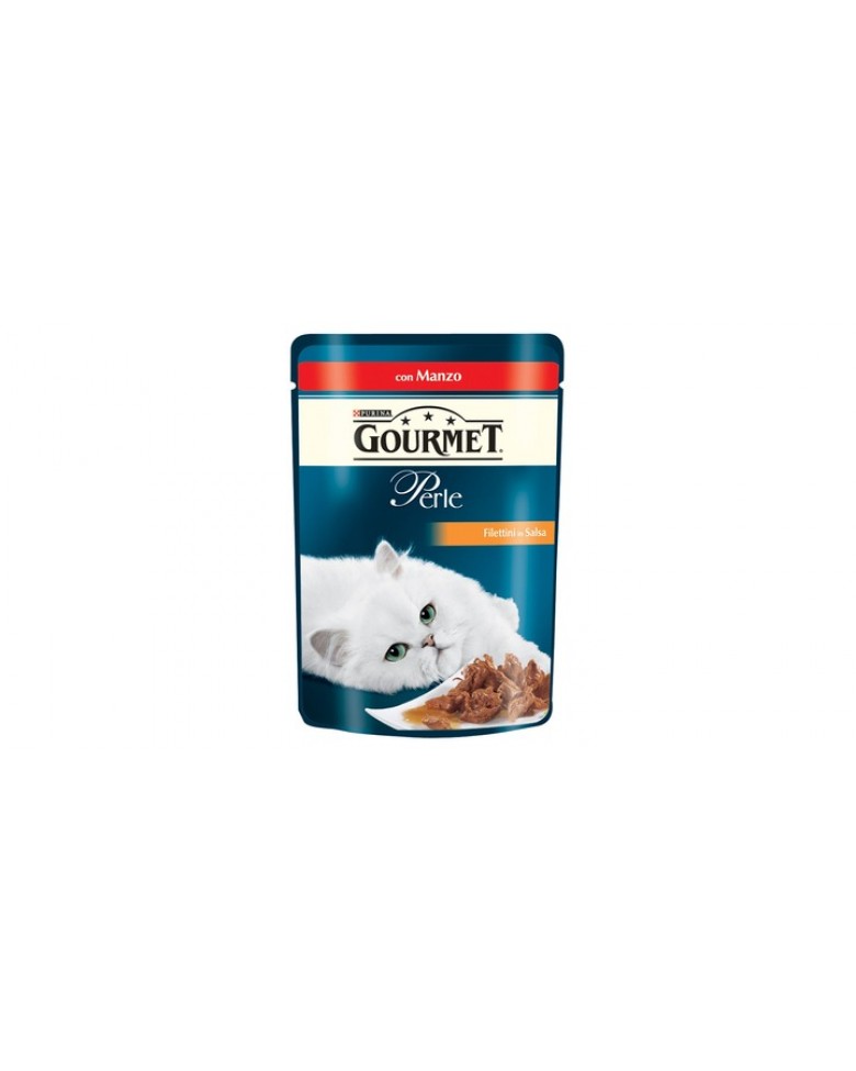 GOURMET PERLE MANZO IN SALSA GR.85