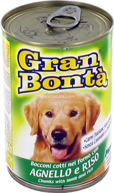 GRAN BONTA' CANI AGNELLO-RISO GR.400