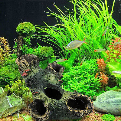 GROTTA CON FOGLIE PER ACQUARIO