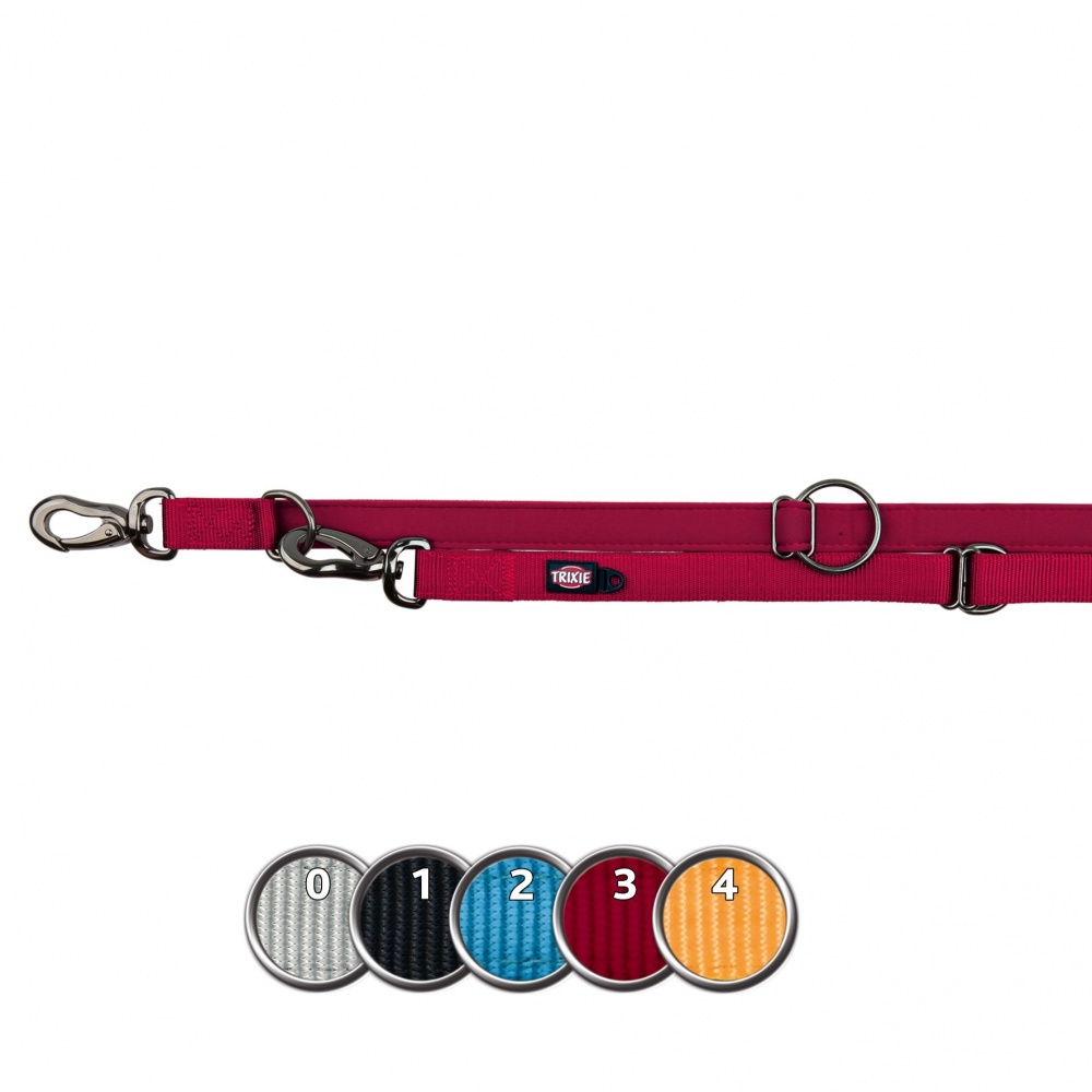 GUINZAGLIO EXPERIENCE CON AMMORTIZZATORE 25MM ROSSO