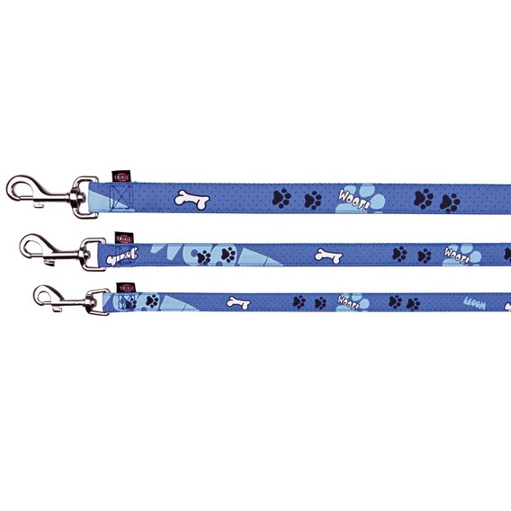 GUINZAGLIO WOOF AZZURRO MT.1 MM.22
