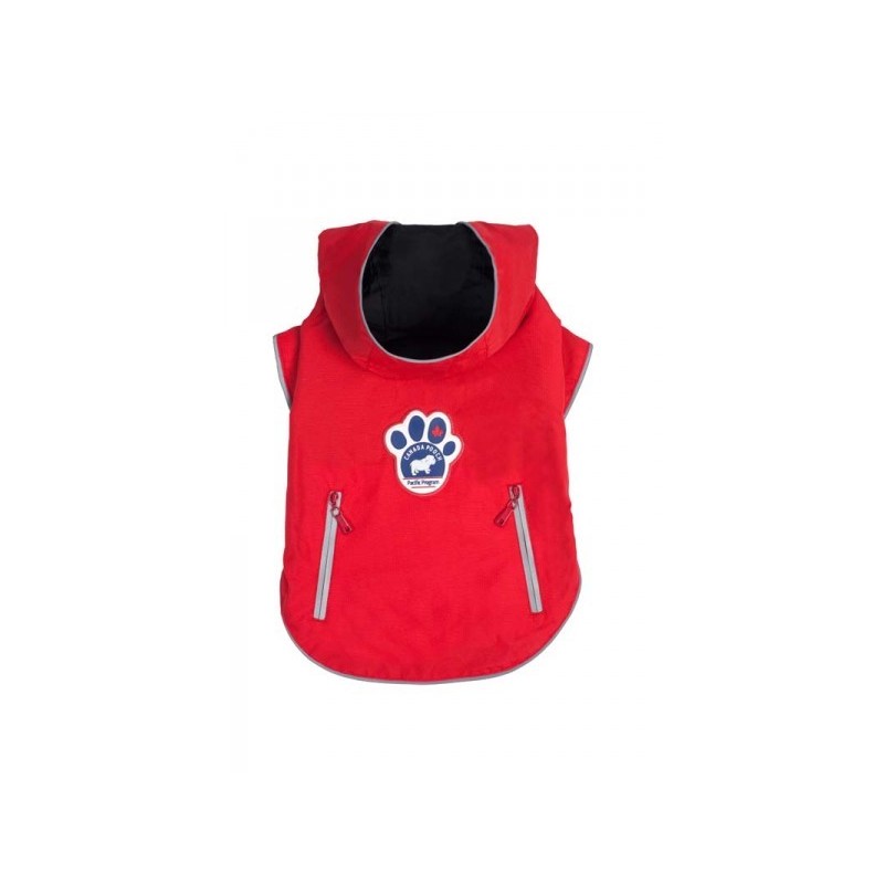 IMPERMEABILE PER CANE ROSSO CM.40