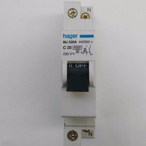 INTERR.MAGNET.BIPOL.1 MOD.20A HAGER