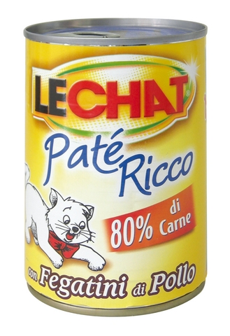 LECHAT PATE FEGATINI POLLO GR.400