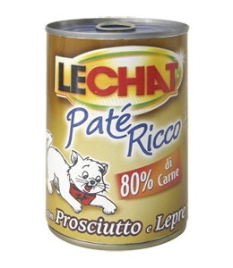 LECHAT PATE PROSCIUTTO LEPRE GR.400