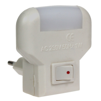LUCE NOTTURNA LED 0,5W ROSSA WIVA