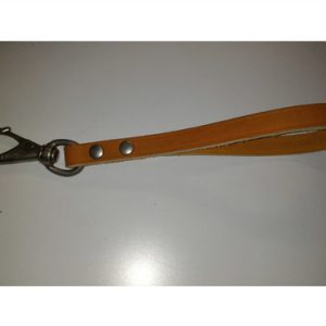 MANIGLIA CUOIO CON MOSCHETTONE