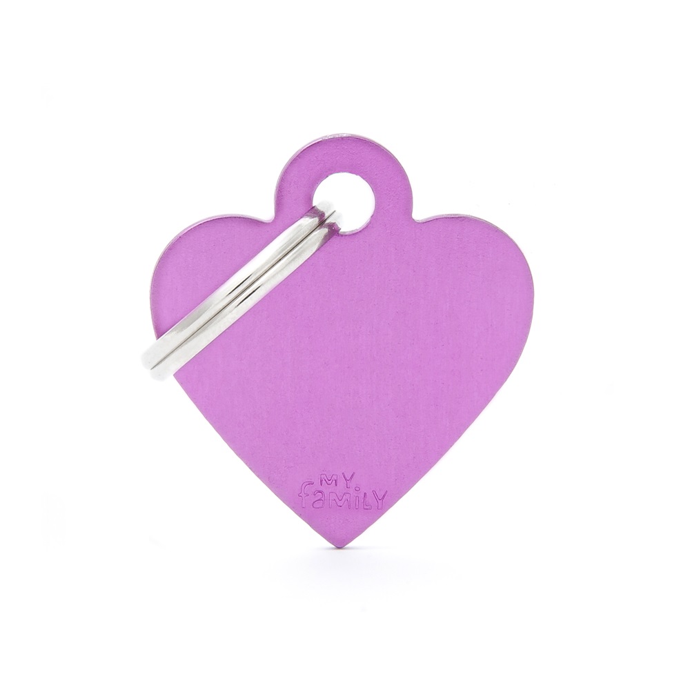 MEDAGLIETTA PURPLE SMALL HEART MFB71