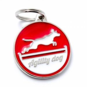 MEDAGLIETTA RED AGILITYDOG CH15RED
