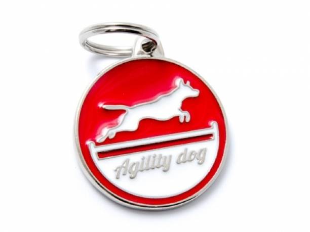 MEDAGLIETTA RED AGILITYDOG CH15RED