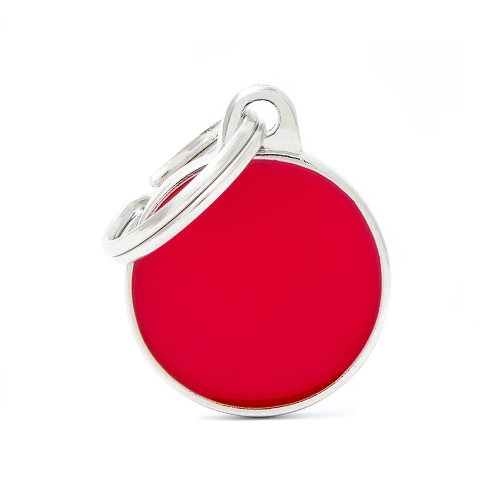 MEDAGLIETTA RED SMALL CIRCLE BH30