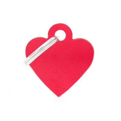 MEDAGLIETTA RED SMALL HEART MFB25