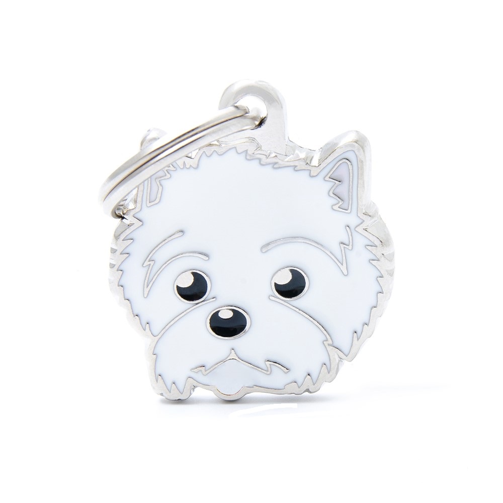 MEDAGLIETTA WEST HIGHLAND WHITE TERRIER MF55