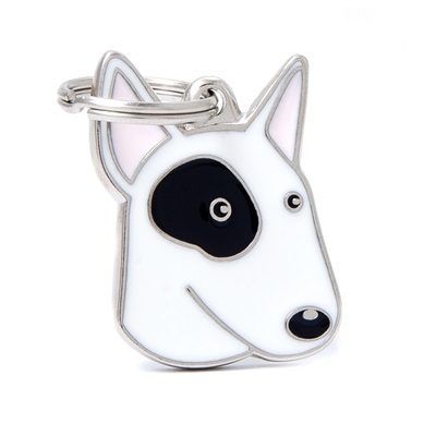 MEDAGLIETTA WHITE BULL TERRIER
