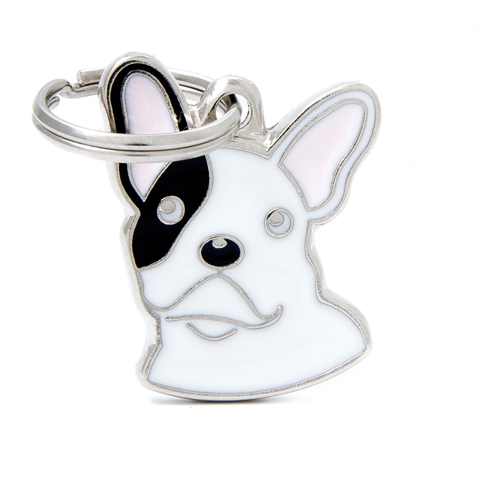 MEDAGLIETTA WHITE FRENCH BULLDOG