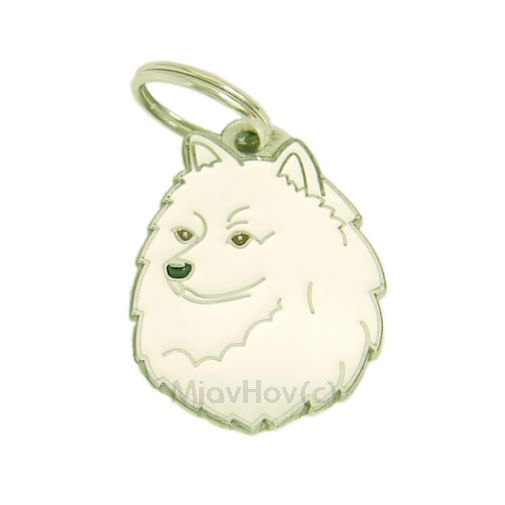 MEDAGLIETTA WHITE ITALIAN SPITZ MF2