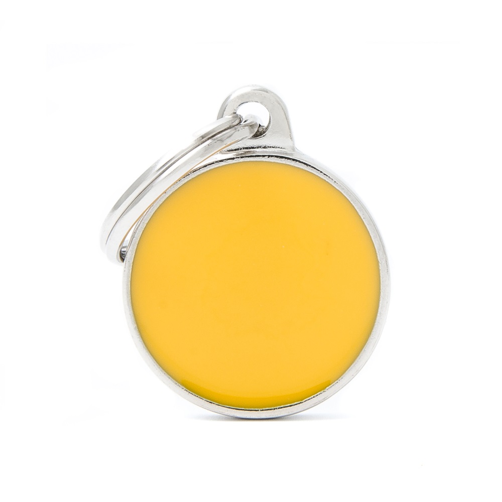MEDAGLIETTA YELLOW SMALL CIRCLE BH27