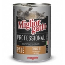 MIGLIOR GATTO PATE' CONIGLIO GR.400