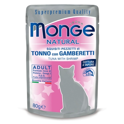 MONGE NATURAL BUSTA TONNO G. GR.80