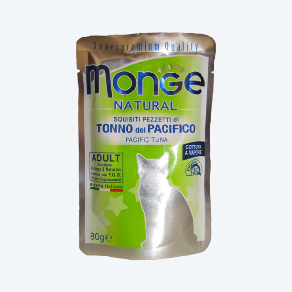 MONGE NATURAL BUSTA TONNO GR.80