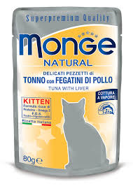MONGE NATURAL TONNO POLLO GR.80