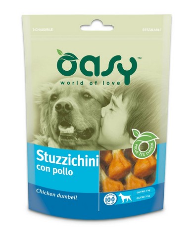 OASY SNACK STUZZICHINI GR.100 POLLO