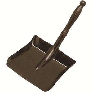 PALETTA SPAZZATURA LARGA C/MANICO BLU 23*22