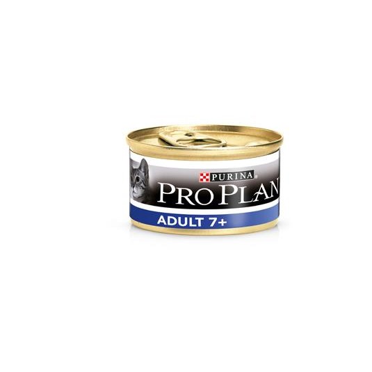PRO PLAN GATTO ADULT 7+MOUSSE GR.85 TONNO