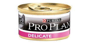 PRO PLAN GATTO ADULT MOUSSE DELICATE TACCHINO GR.85