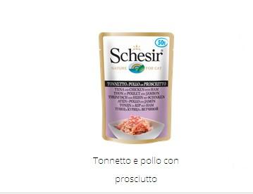 SCHESIR NATURE CAT GR.85 TONNO/POLLO