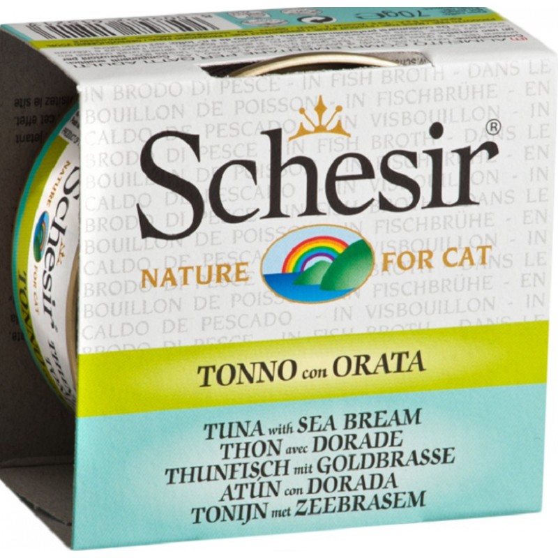 SCHESIR NATURE CAT GR.70 BRODO TONNO/ORATA
