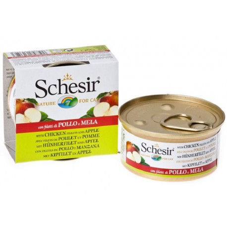 SCHESIR NATURE CAT GR.70 FRUIT FIL.POLLO/MELA