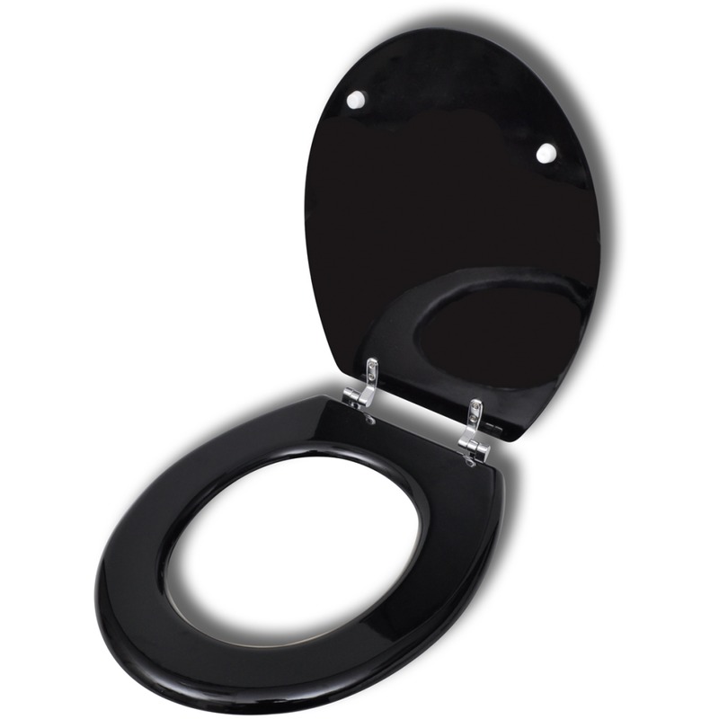 SEDILE WC PVC NERO