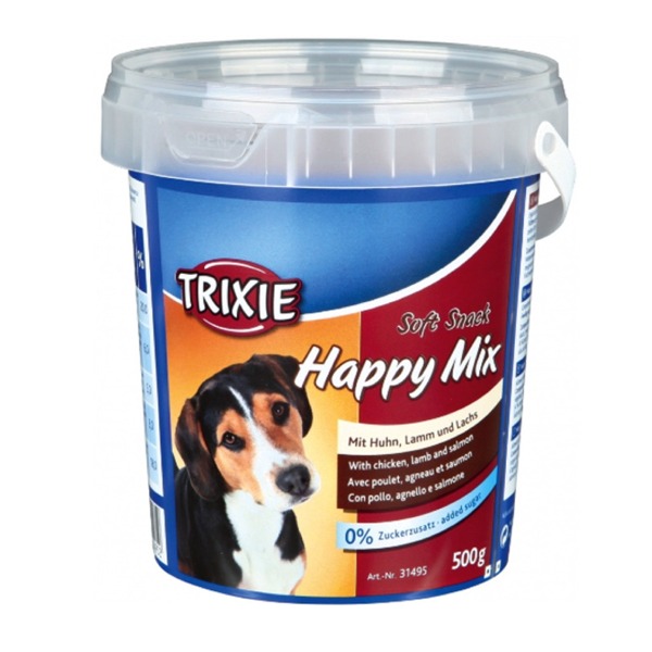 SNACK P/CANE HAPPY SOFTMIX GR.500